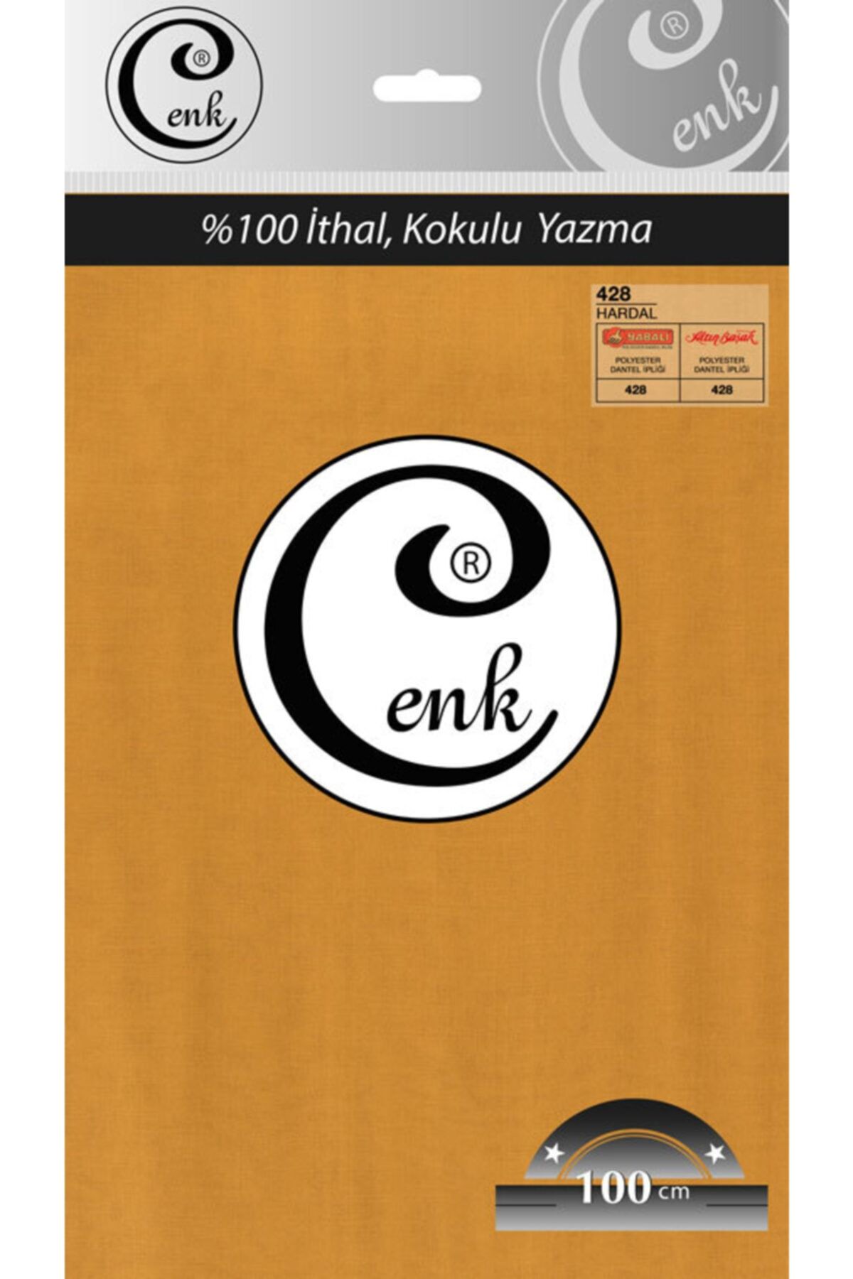 Cenk Eșarfă De Păr - Galben - Casual - One Size