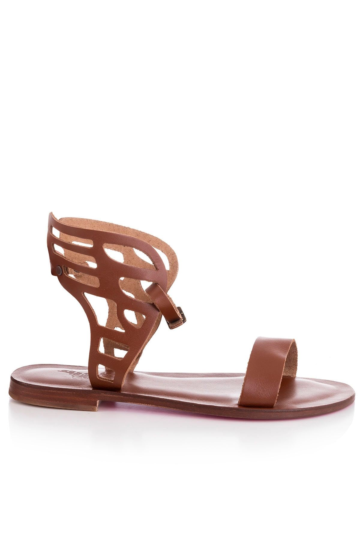صندل چند رنگ زنانه Bodrum ماده چرمی اصلی دست ساز ساخته شده KK5415 DaphneSandals