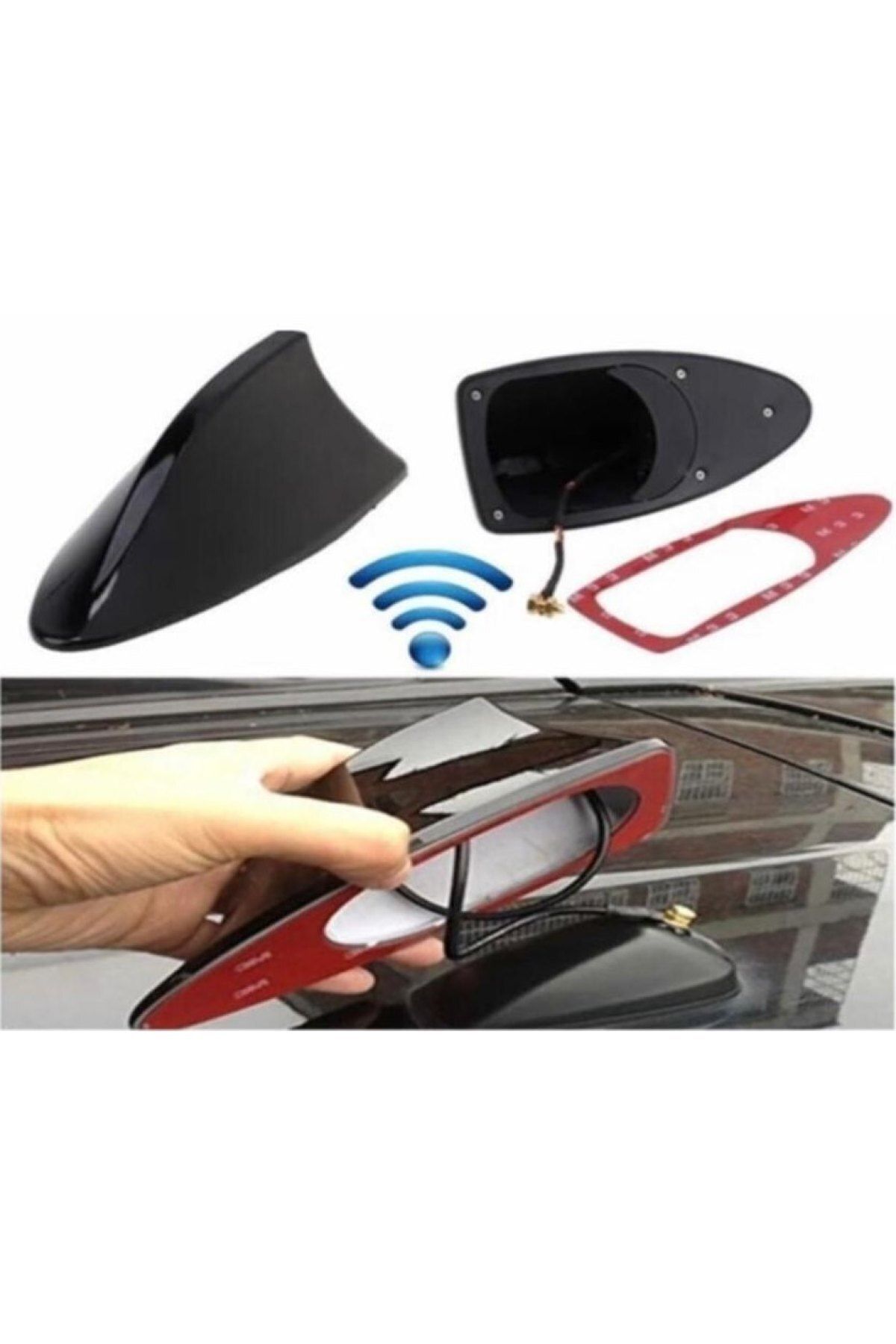 HMNL-Suzuki Baleno Compatible Auto Fish Back Antenna Electric Shark Whale Ceiling Antenna 2