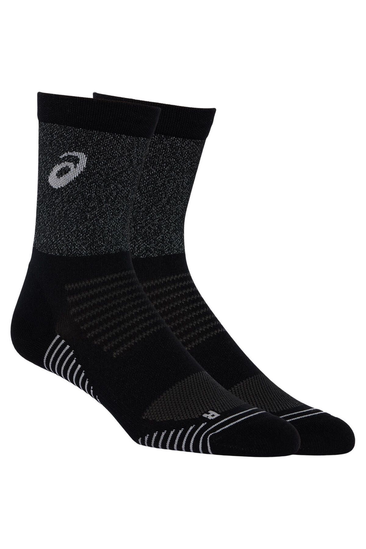 Черные носки унисекс Asics Lite-show Run Crew Sock 3013a866-001 3013A866-001