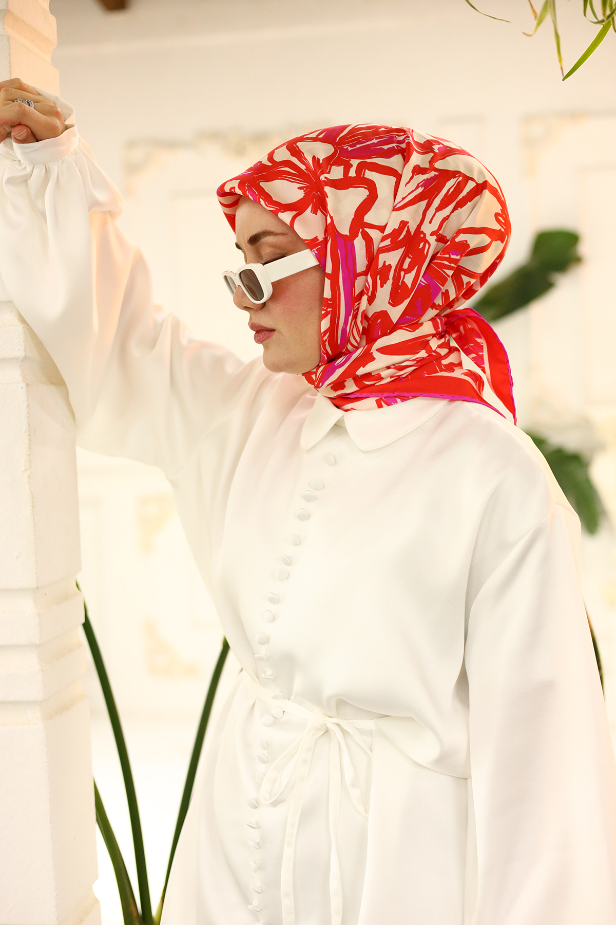 روسری زنانه خانه ابریشم | 11419-88 Silk Home - Image 5