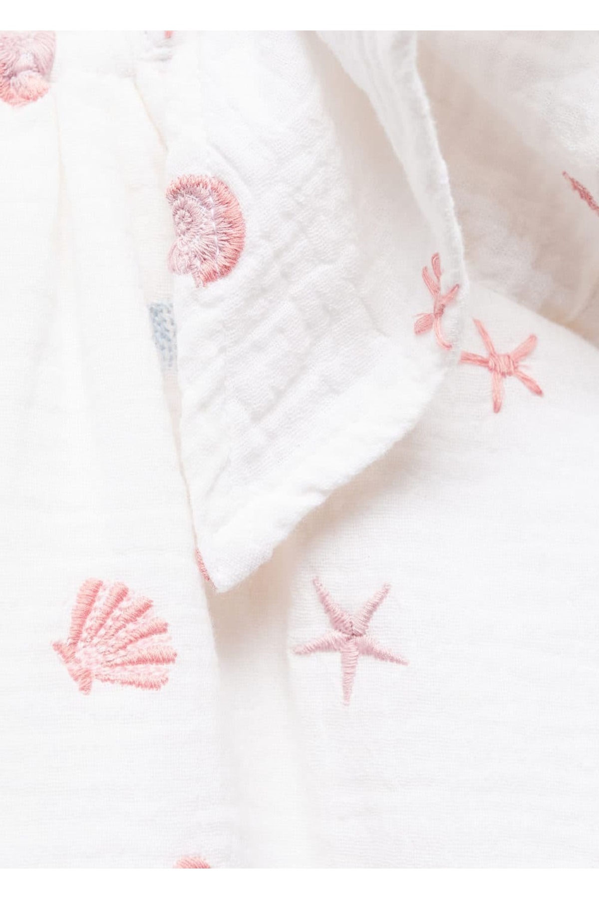 لباس مجلسی دخترانه سفید منگوMANGO Baby | 67026027 اورجینال - تصویر 4