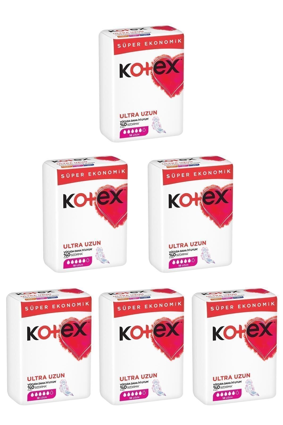 Kotex Ultra Quadro Süper Eko Uzun 18 Li X 6 Adet KTX9990006