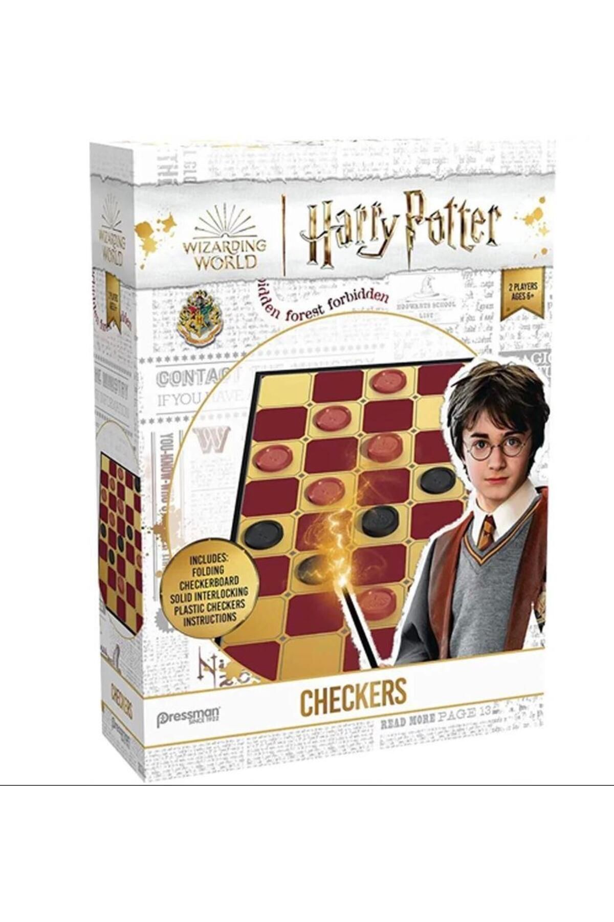Goliath Harry Potter Checkers Brettspiel – Für Kinder Ab 6 Jahren, 2 Spieler | Klassisches Dame-Spiel Im Harry Potter Design, Kompakt & Reisefreundlich