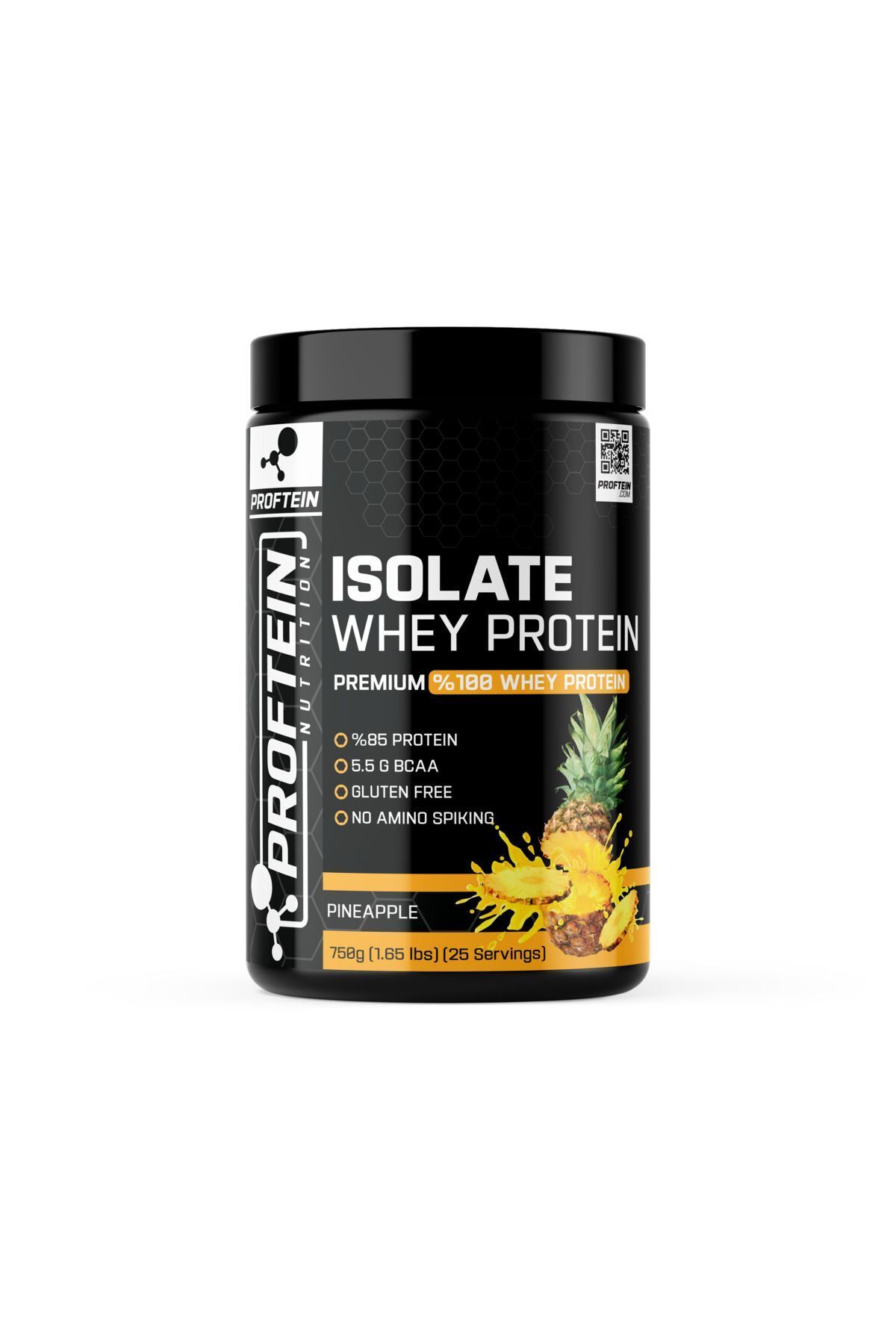 Proftein Whey Isolate 750g 25 Servis Ananas Aromalı