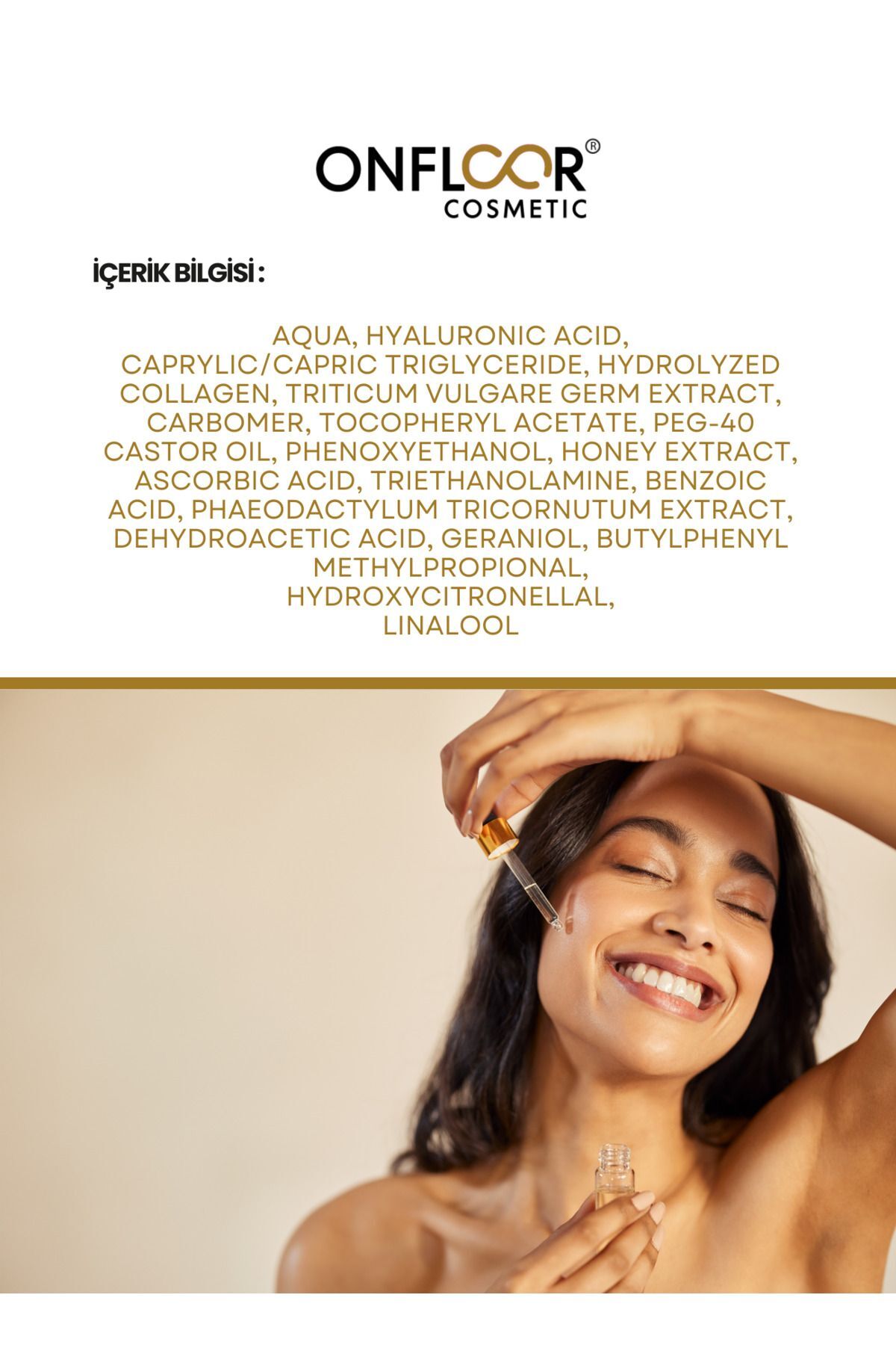 سرم چشم   ONFLOOR COSMETİC | CANLANDIRICI اورجینال - تصویر 3