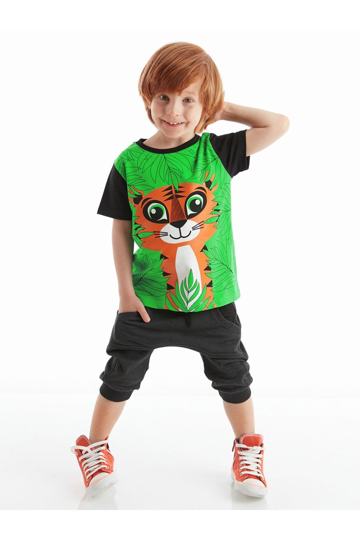 Denokids Jr Leo Boy футболка капри комплект с шортами CFF-20Y2-027