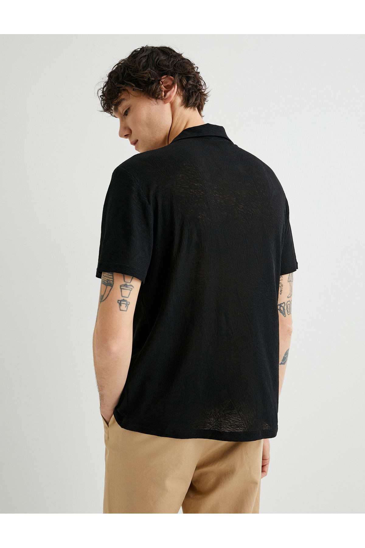 پیراهن مردانه کوتون | 4SAM60006HW Koton - Image 4