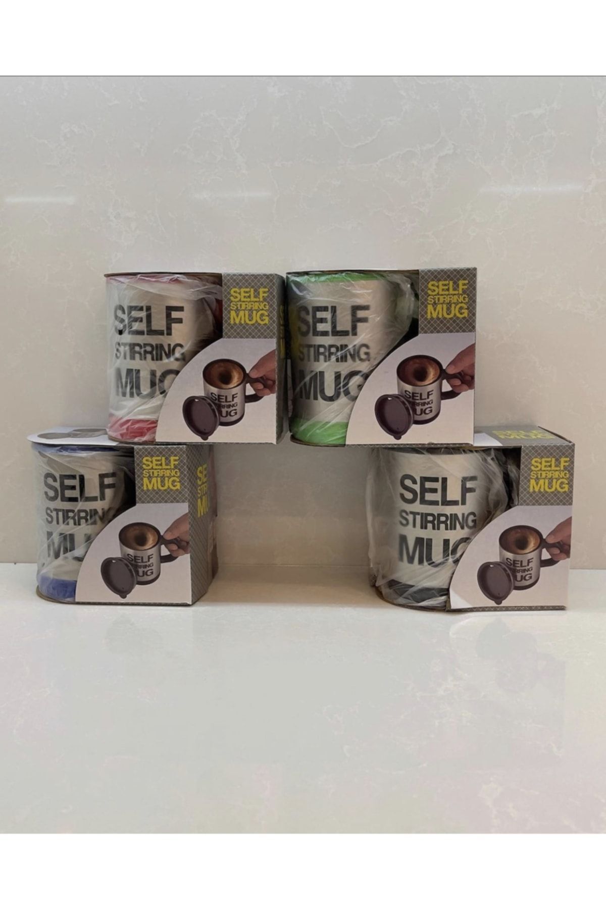 self stirring mug-Mixer Mug with Stirrer Feature 2