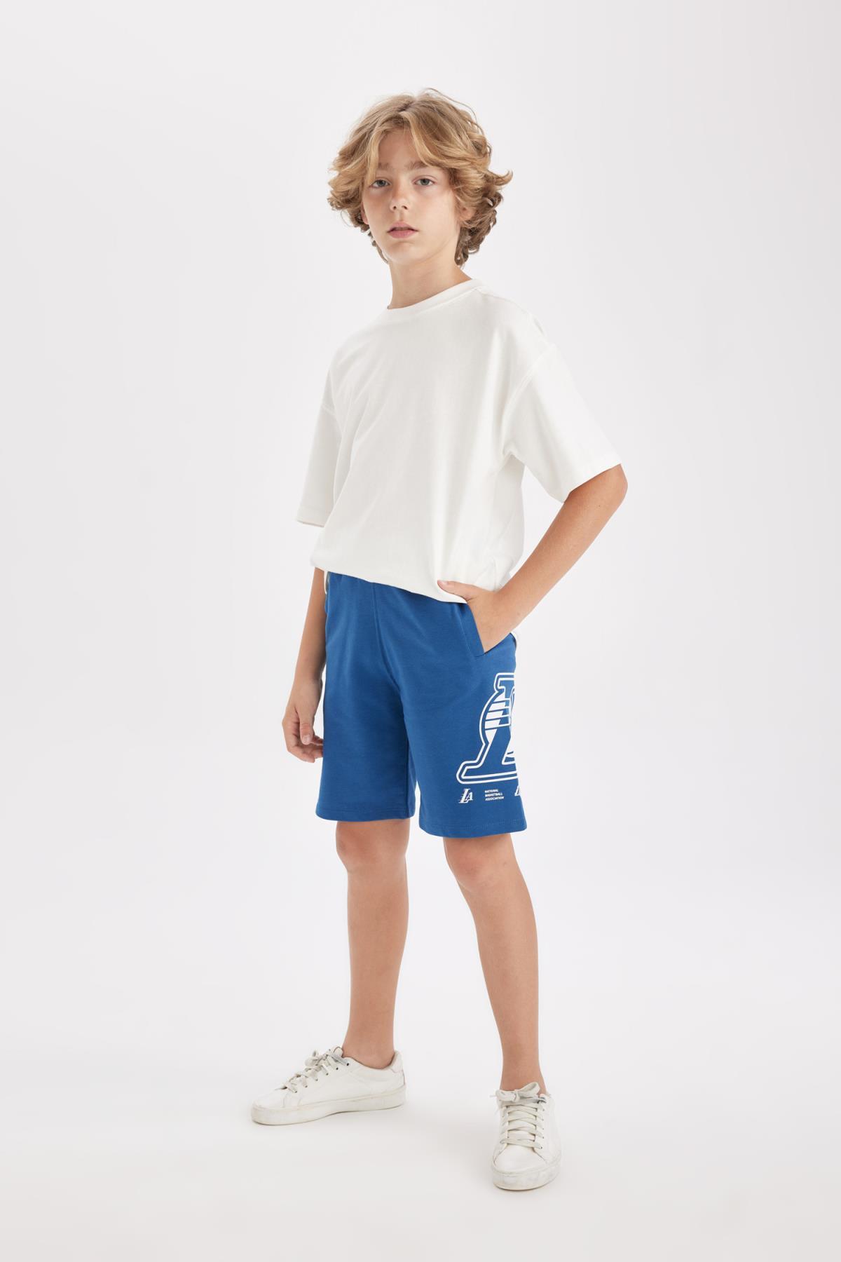 شلوارک پسرانه دفاکتو | C5371A824HS Defacto - Image 3