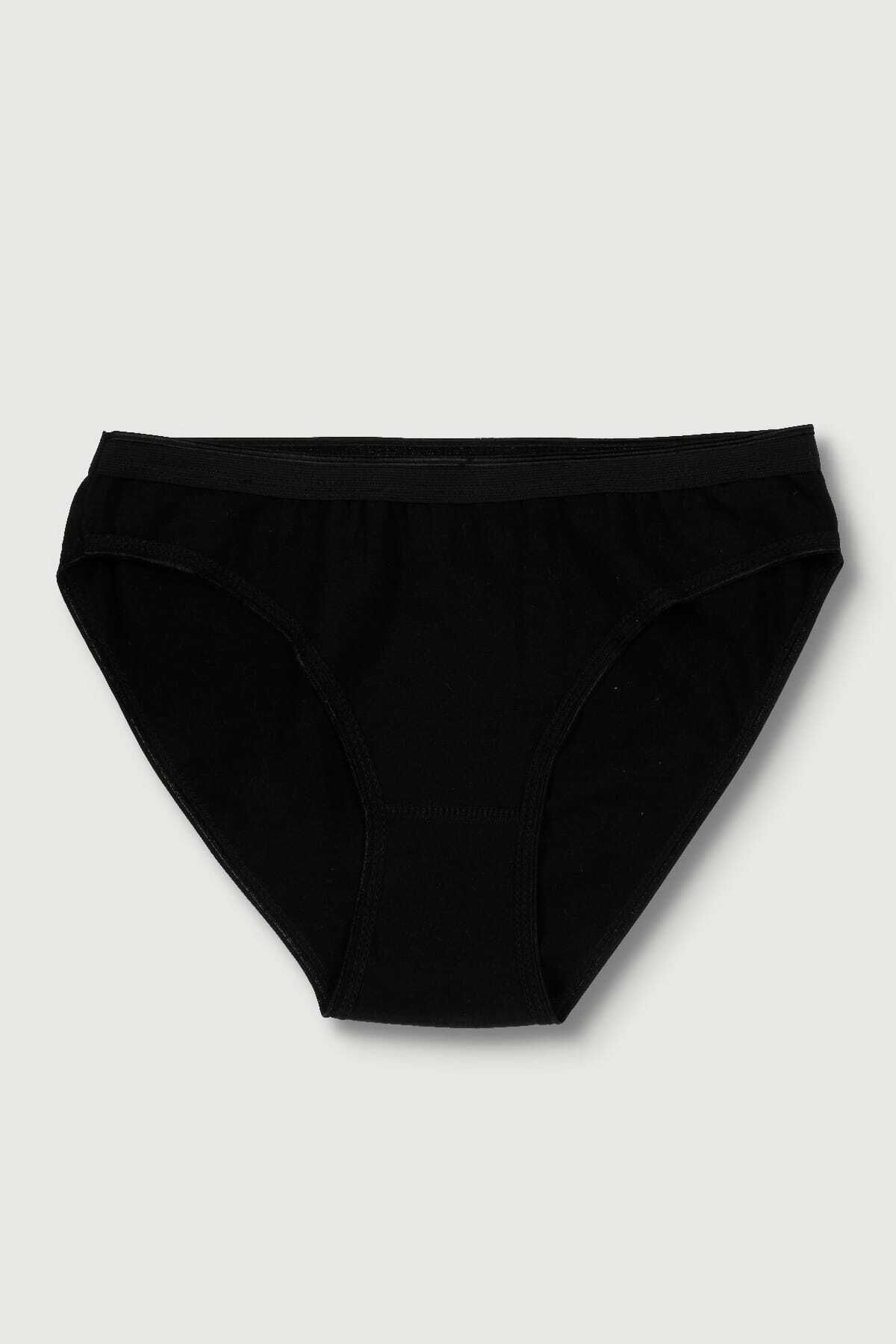 Tutku-Chiloți de bikini negri pentru femei, pachet de 3 ELF568T0635CCM3 3