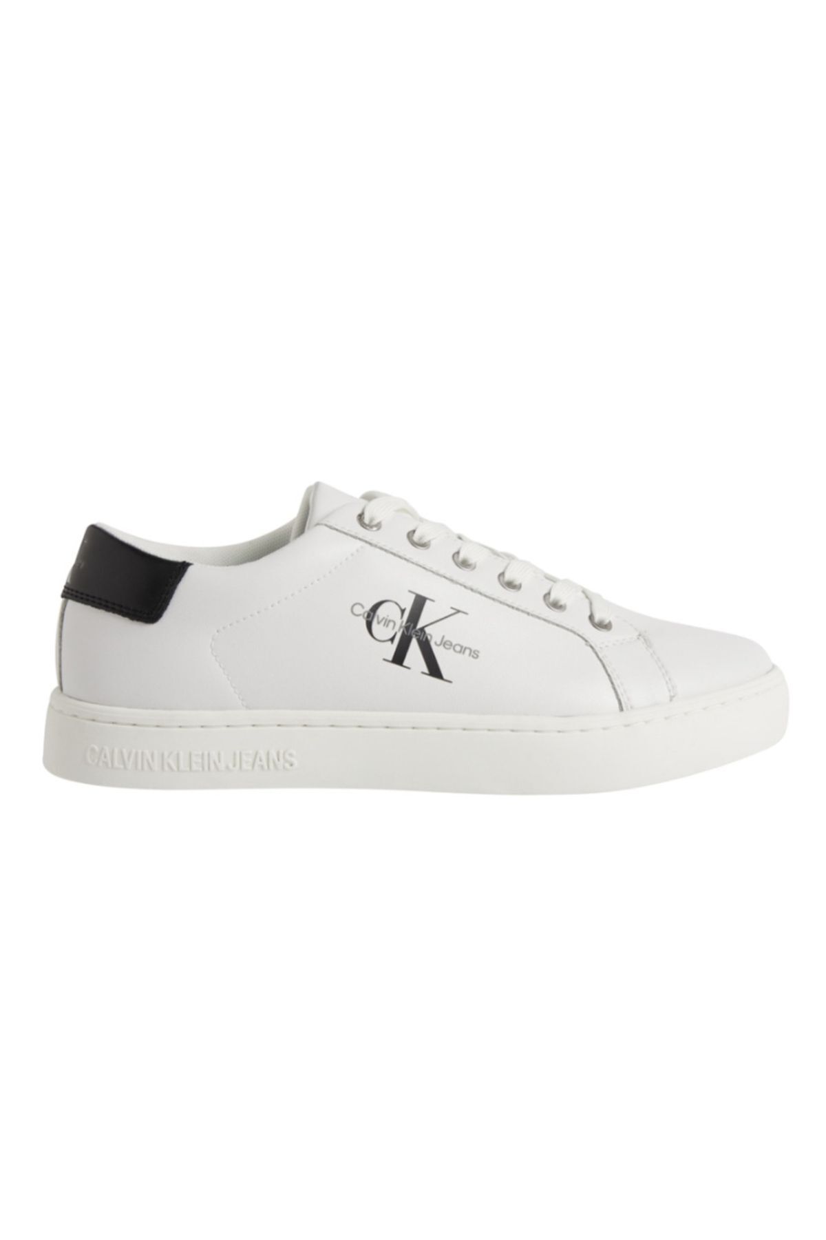 Calvin Klein Men's White Мужская спортивная обувь Ym0ym00491yaf-white YM0YM00491 YAF