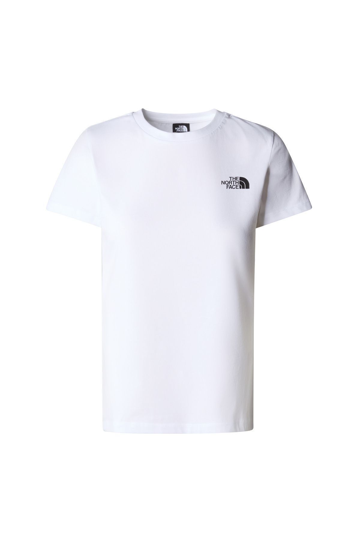 THE NORTH FACE W S/s Box Nse Slim Tee Dámské bílé tričko Nf0a87nmfn41