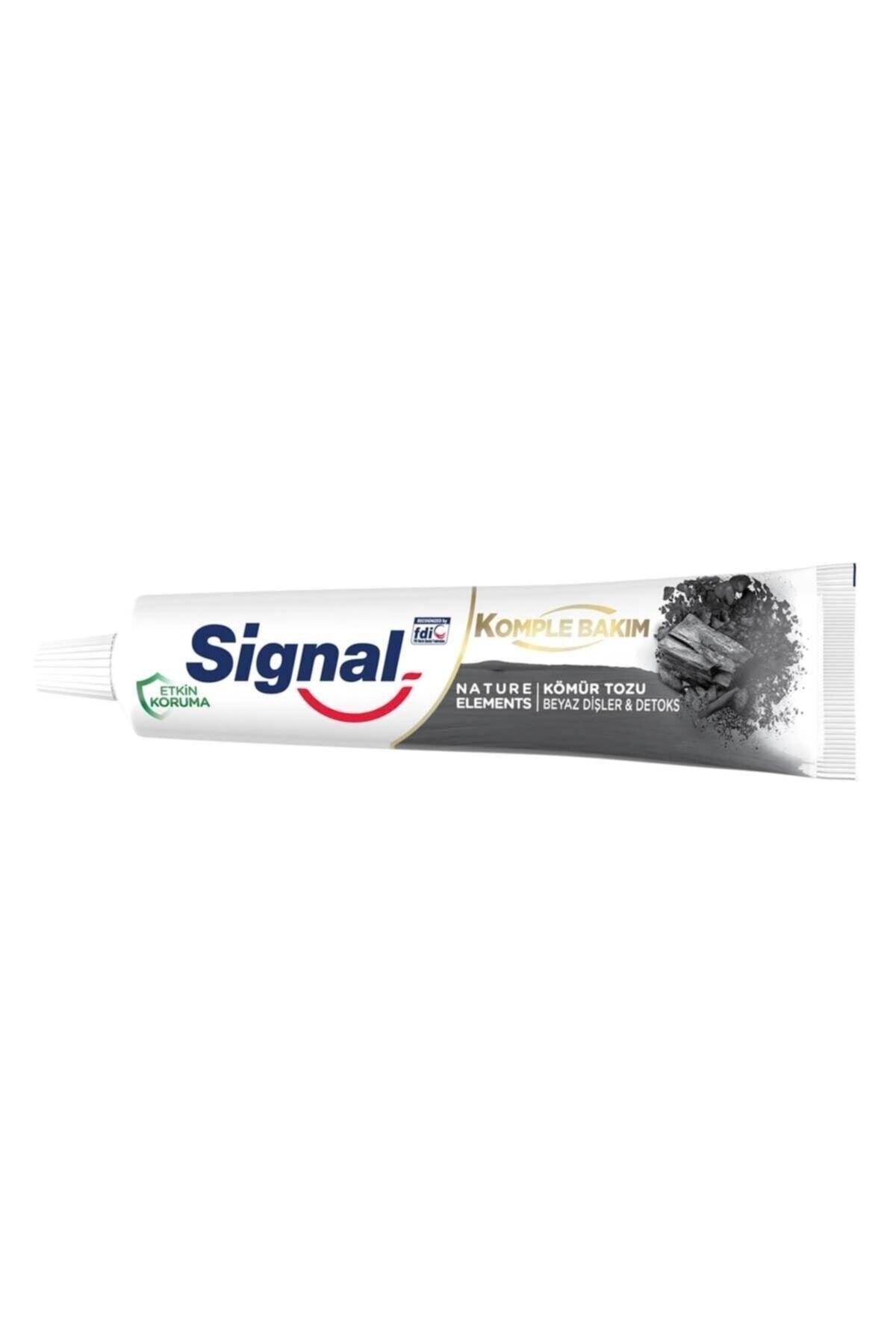 Signal-Nature Elements Charcoal Charcoal Powdered Toothpaste for Effective Protection 75 ml 3