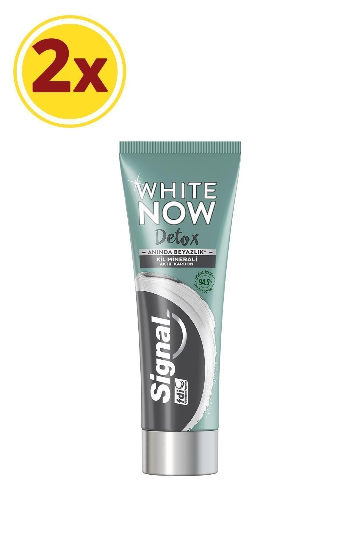 Signal-White Now Detox Clay Mineral & Activated Carbon Toothpaste 75 ml 2