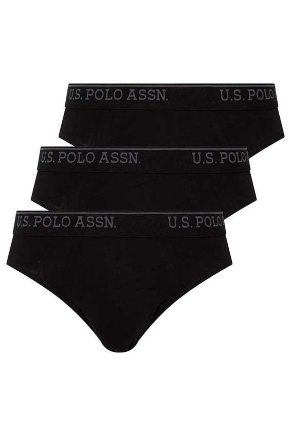 U.S. Polo Assn. 3 Adet Pamuklu Erkek Slip Külot