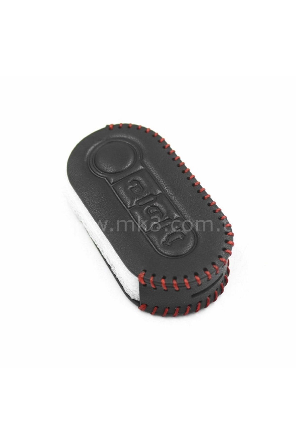 GMA KEYS-Luxury Fiat Doblo Ducato 500L 3 Push Button Key Switch Leather Key Case Knit Keychain 1Quality 2