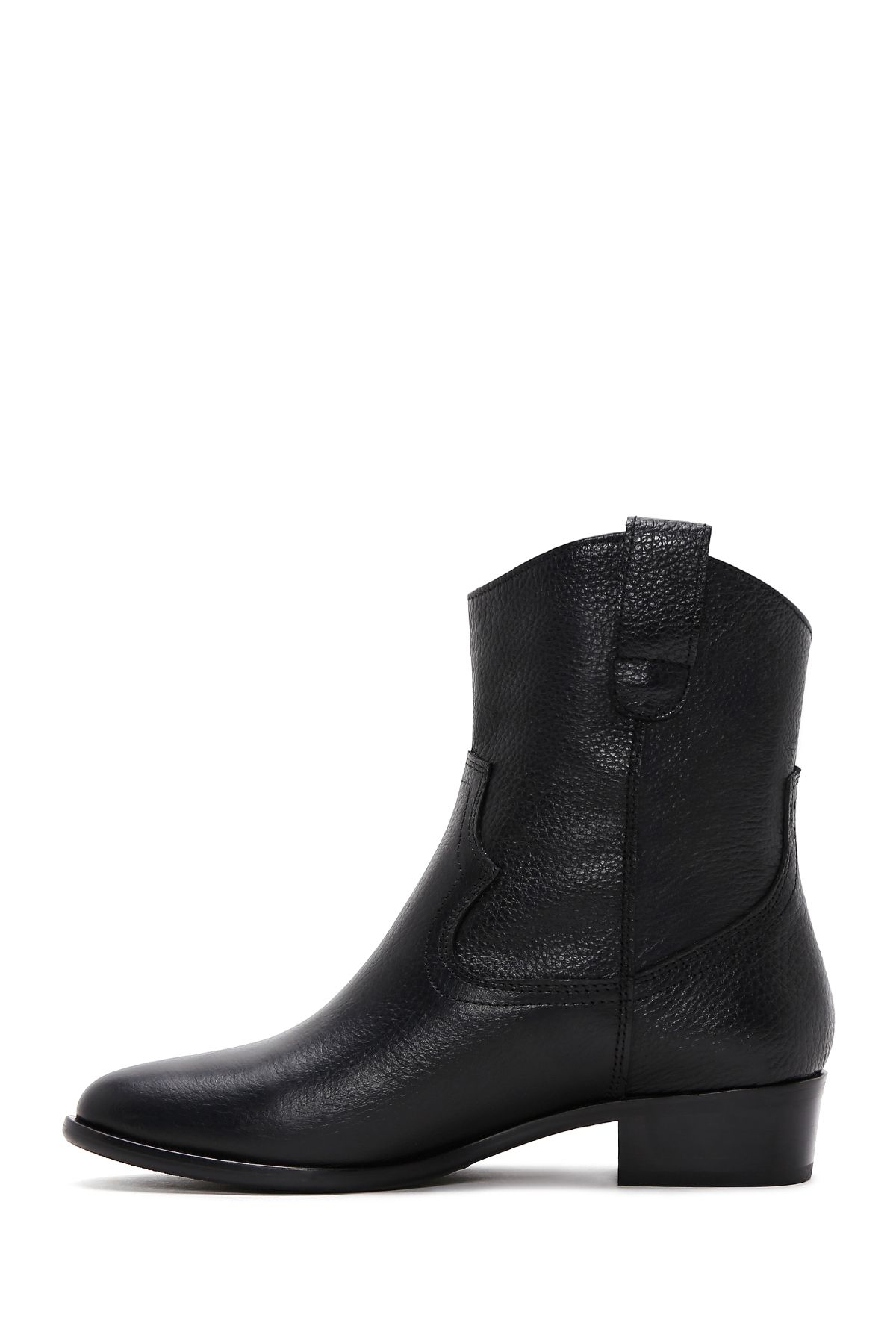 Derimod-Black Leather Cowboy Boots - Women's 23wfd1503ft 3