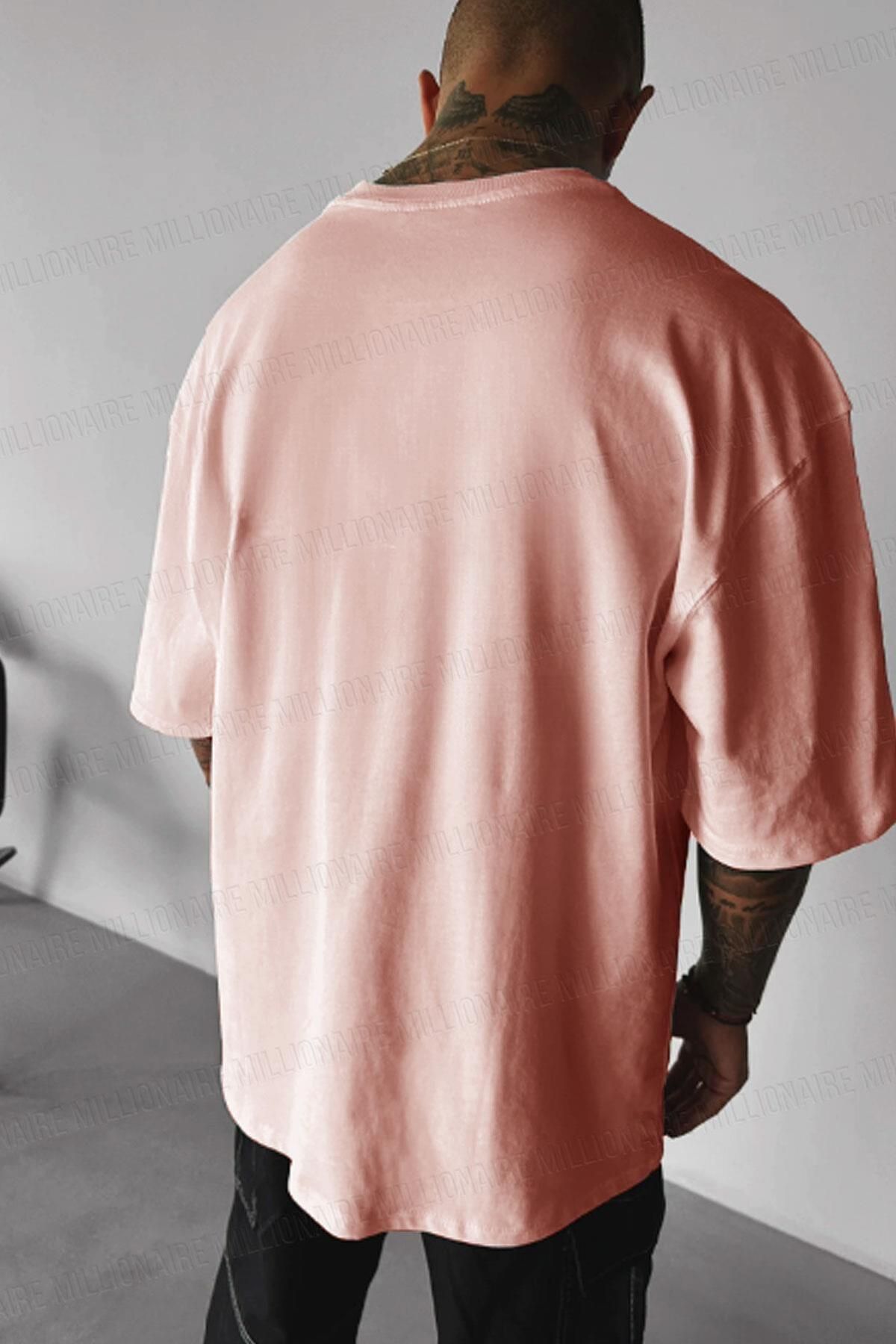 Teenage Millionaire-Ανδρικό μπλουζάκι Salas Basic Salmon Basic Unprinted Oversize 3
