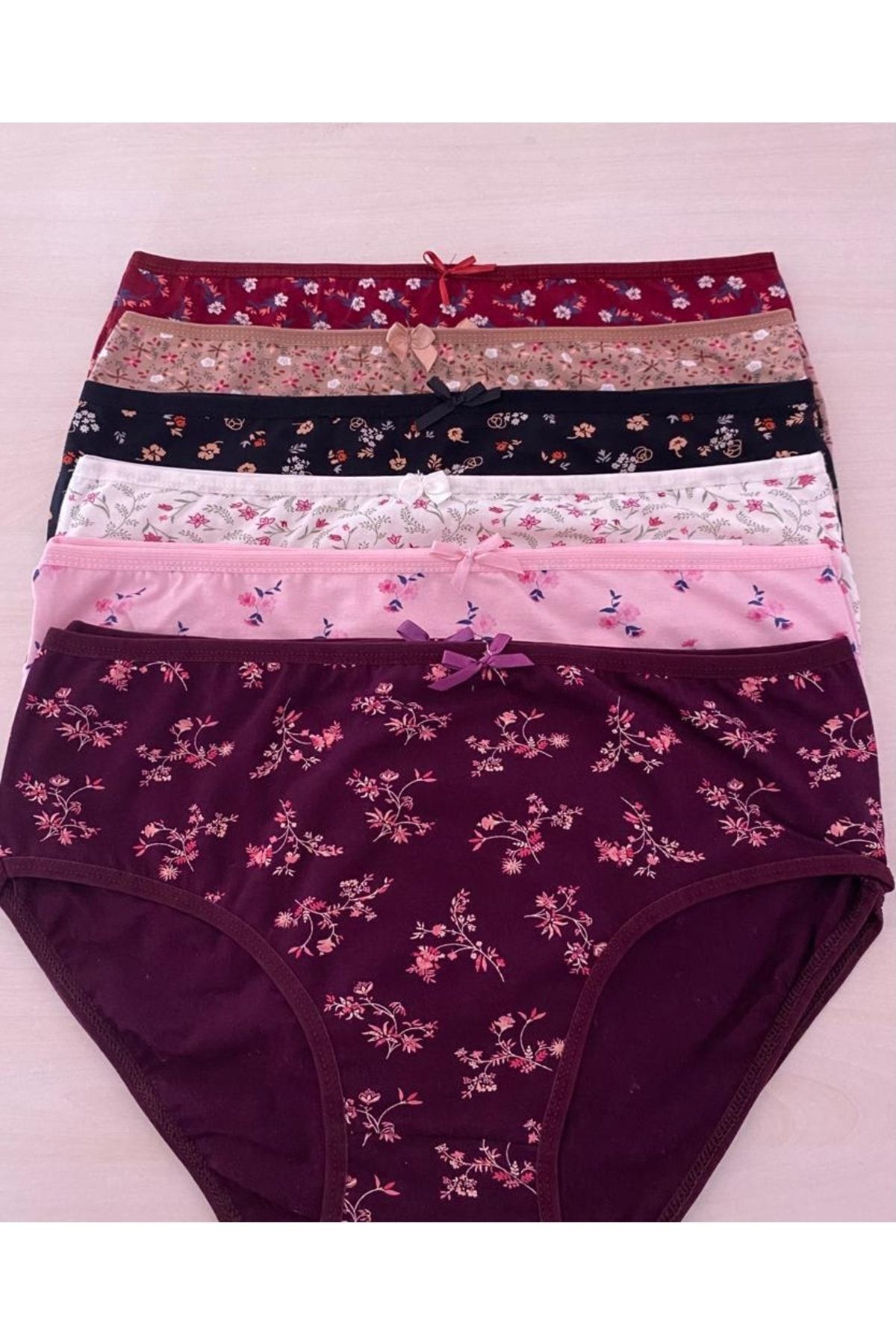 DONLİZZA-Bato Folding Elastic Panties 6 Pieces 2