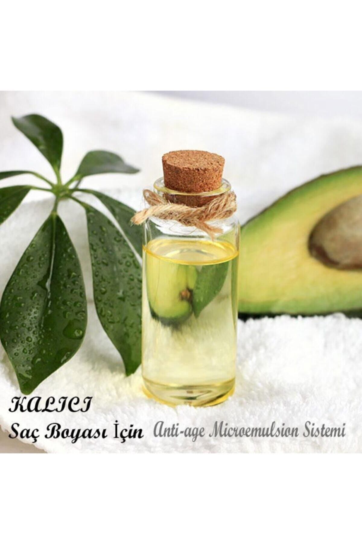 Organik Amonyaksız Saç Boyası (yoğun Küllü Koyu Kumral-6.11)+oksidan (2 Adet) — قهوه‌ای PKT-203 — تصویر 5 از 5
