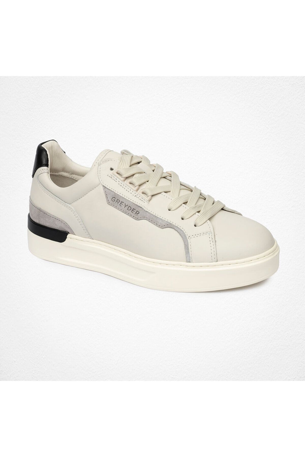 کفش کتانی مردانه مایل به سفید چرم اصل 4y1sa17430 Greyder