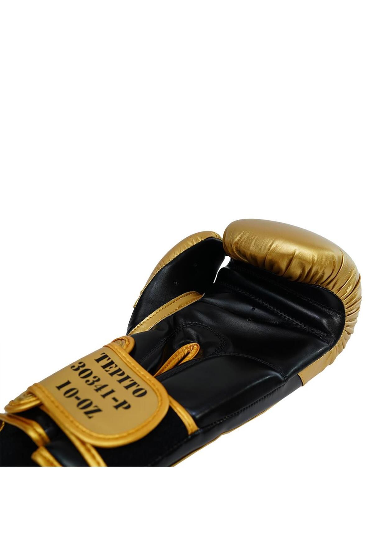 دستکش بوکس مشکی مردانه و زنانه 30341 P Tepito Boxing Glove Muay Thai 2024 سری جدید 0424 Dragondo