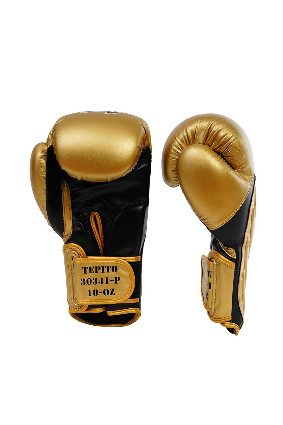 دستکش بوکس مشکی مردانه و زنانه 30341 P Tepito Boxing Glove Muay Thai 2024 سری جدید 0424 Dragondo