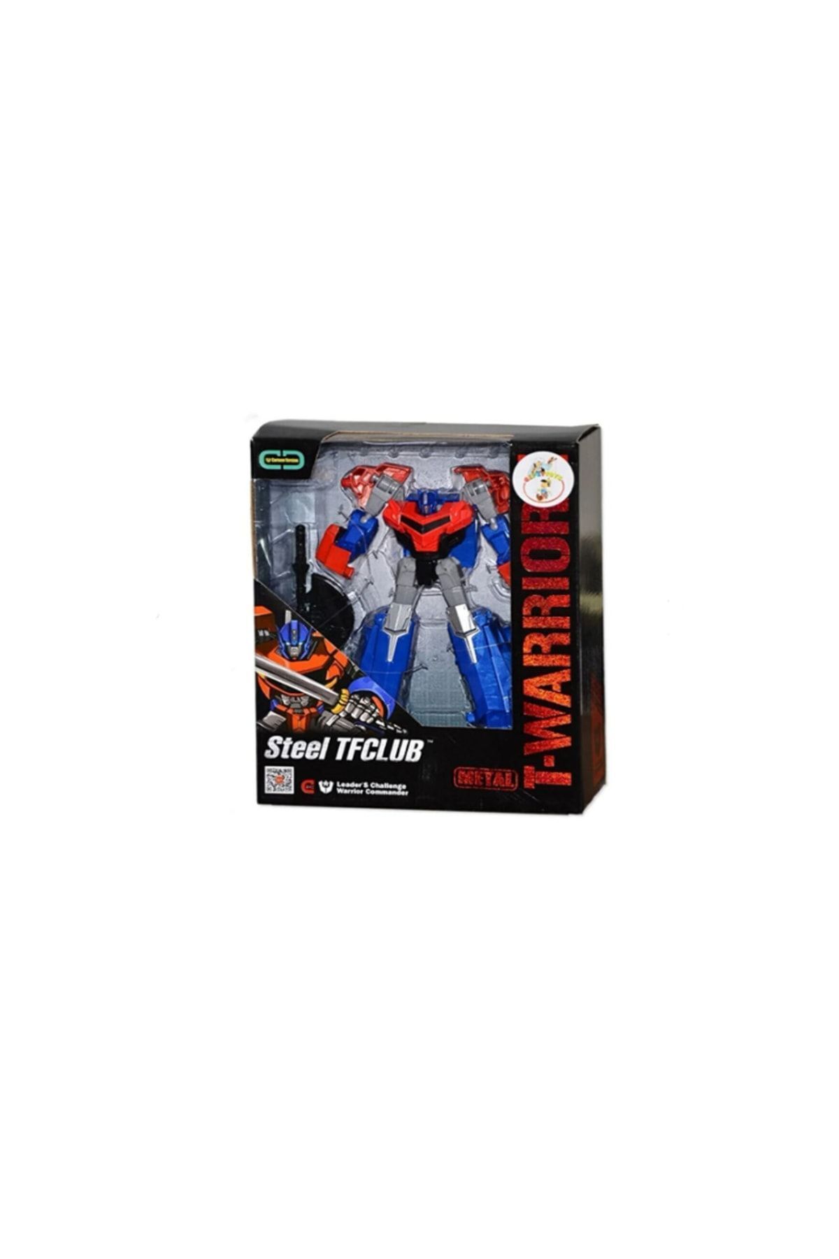 JOYFUL CHİLD-Can Toy Transwarrior Optimus Prime Robot Transformable Car 20 cm 3