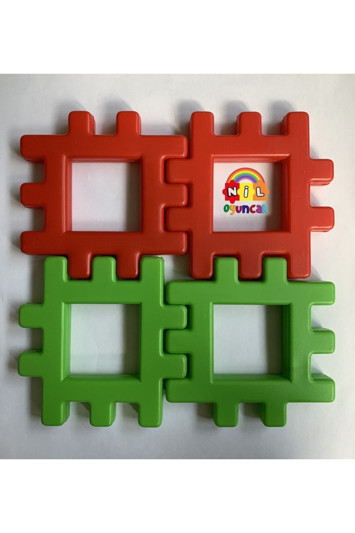 niloyuncak-36 Pieces Ef Block - Brick Block with Wheels and Large Size 4