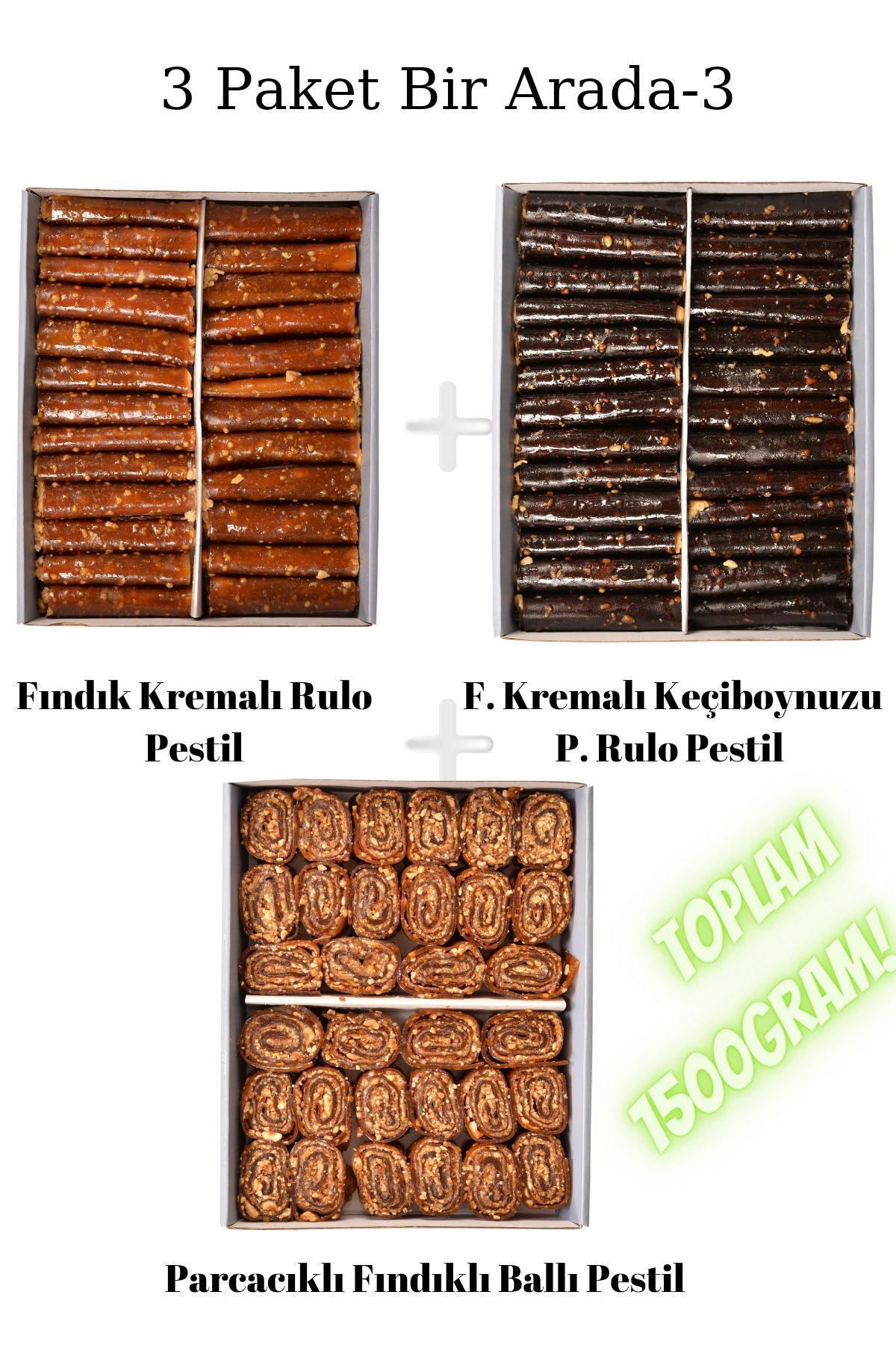 Bİrsalkım Pestİl & Köme Gümüşhane Bu Ay'a Özel 3'lü Avantaj Paketi-3 (BALLİ PESTİ?L ,RULO PESTİ?L, K. RULO PESTİ?L)