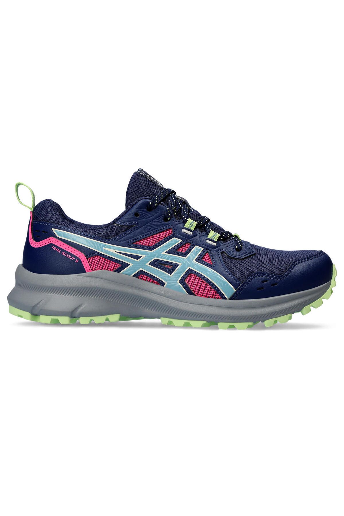 Женские уличные туфли Asics Trail Scout 3 темно-синие 1012b516-400 1012B516-400