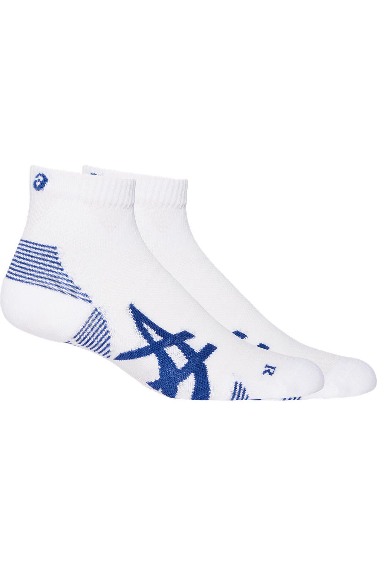Asics 2ppk Cushion Run Quarter Sock Unisex Beyaz Çorap 3013a800-100 3013A800-100