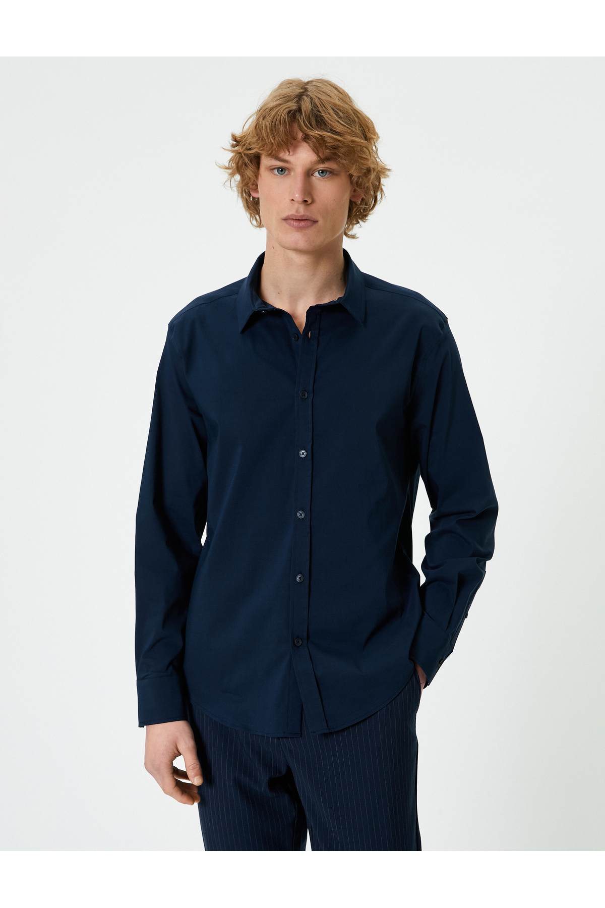 پیراهن مردانه کوتون | 4SAM60172HW Koton - Image 3