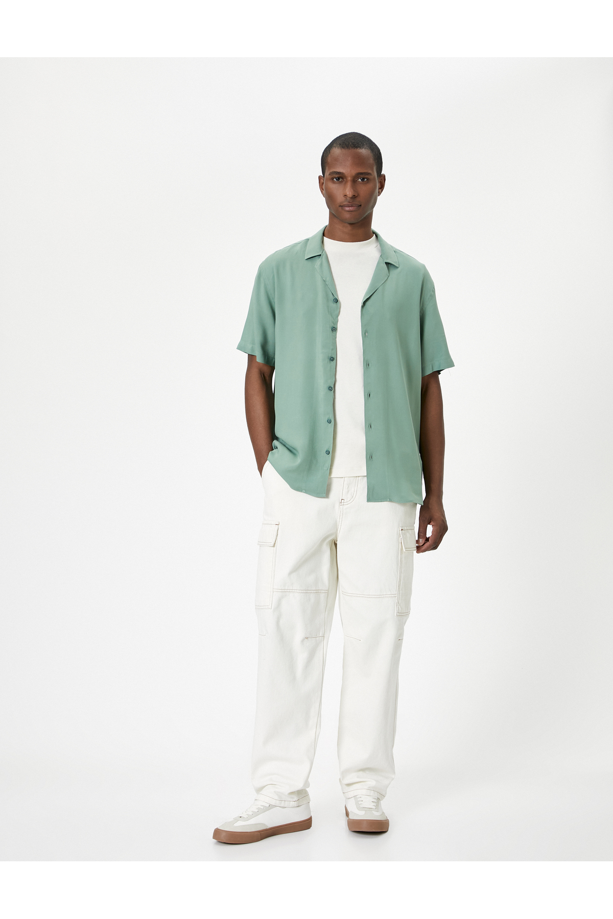 پیراهن مردانه کوتون | 4SAM60013HW Koton - Image 2