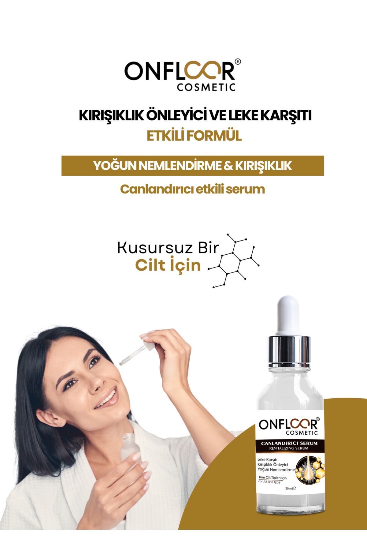 سرم چشم   ONFLOOR COSMETİC | CANLANDIRICI اورجینال - تصویر 2