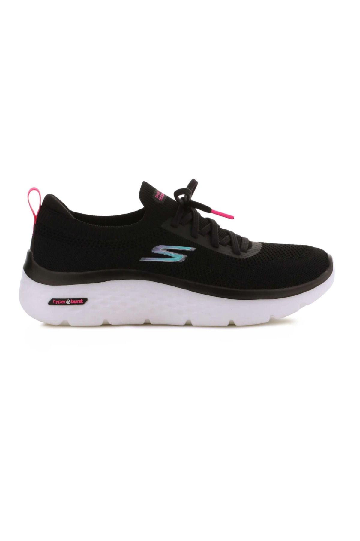 کفش پیاده روی سفید زنانه Gowalk Burst Moon Walking ورزشیs 124585 bkmt Skechers