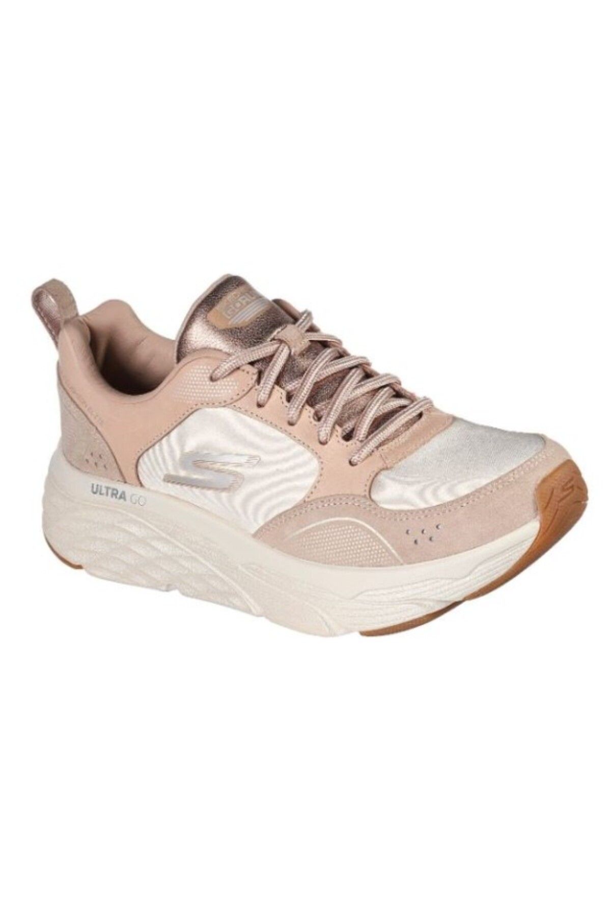 کفش پیاده روی قهوهای زنانه Max Cushioning Elite های ورزشی برتر 128264 tan Skechers