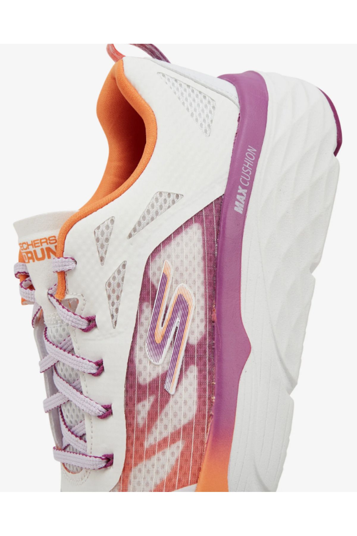 کفش پیاده روی بنفش زنانه Max Cushioning Elite حتی های ورزشی رشته ای 128261 wor Skechers
