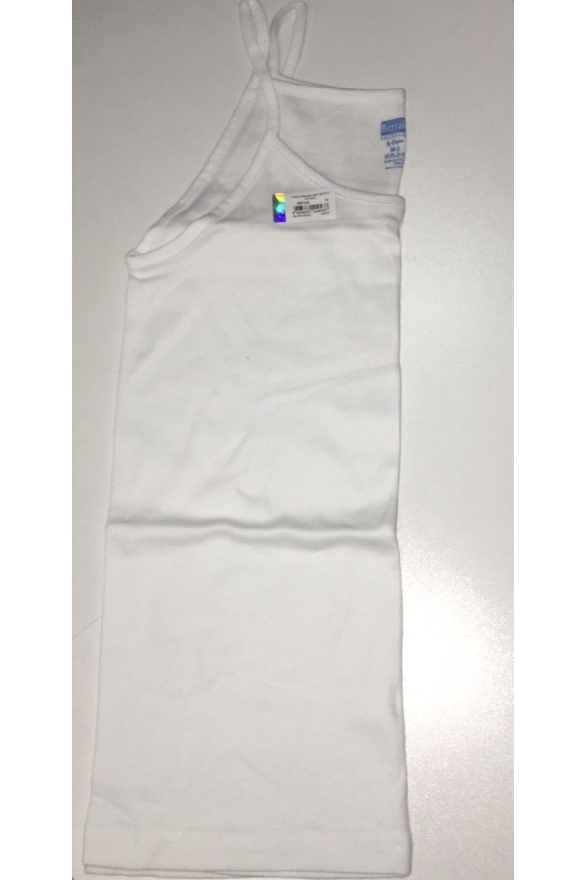 Berrak-Women's White 3 Pack Lycra Rope Strap Undershirt ELF568BER2128CCM3 4