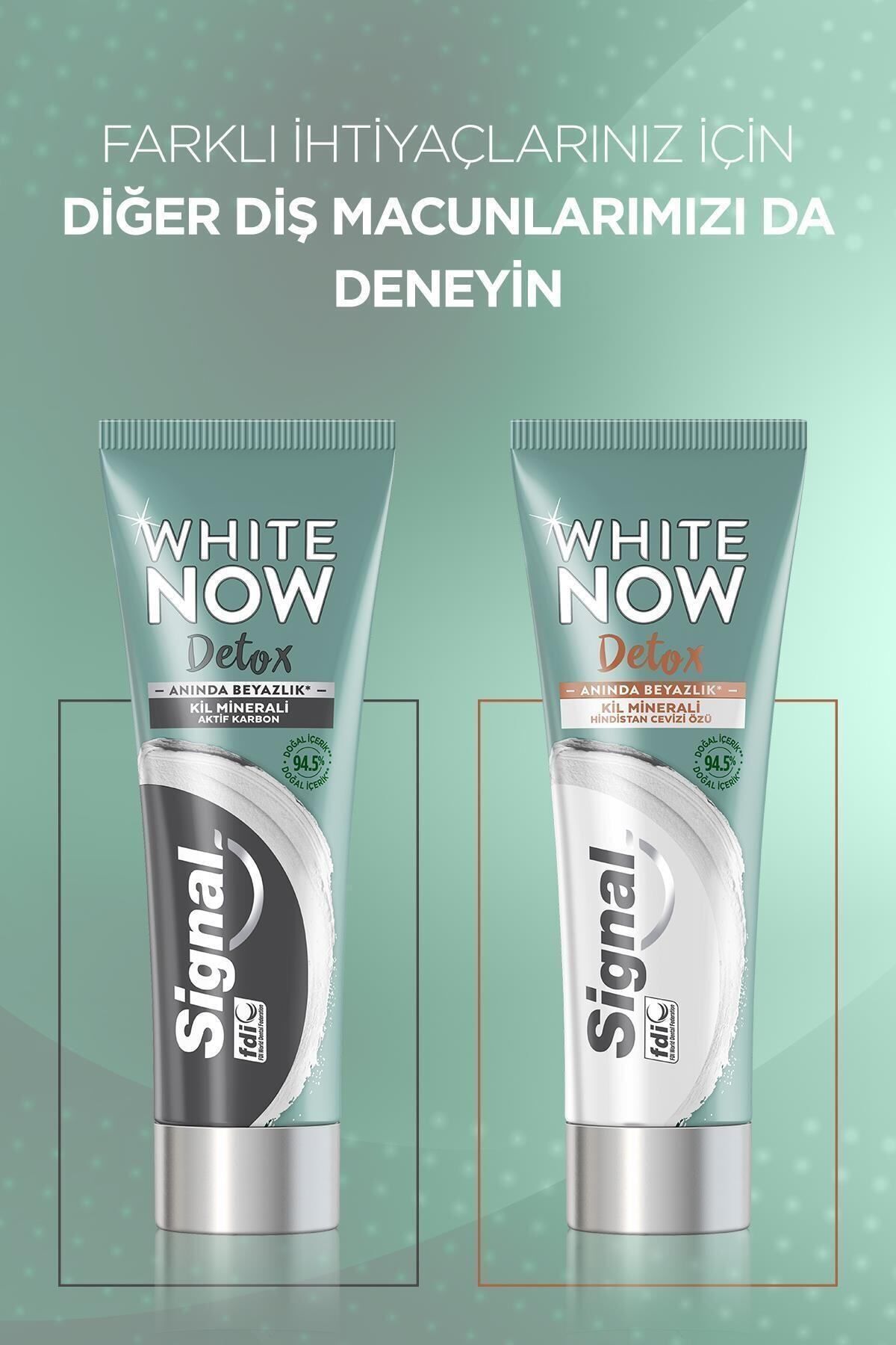 Signal-White Now Detox Clay Mineral & Activated Carbon Toothpaste 75 ml 8