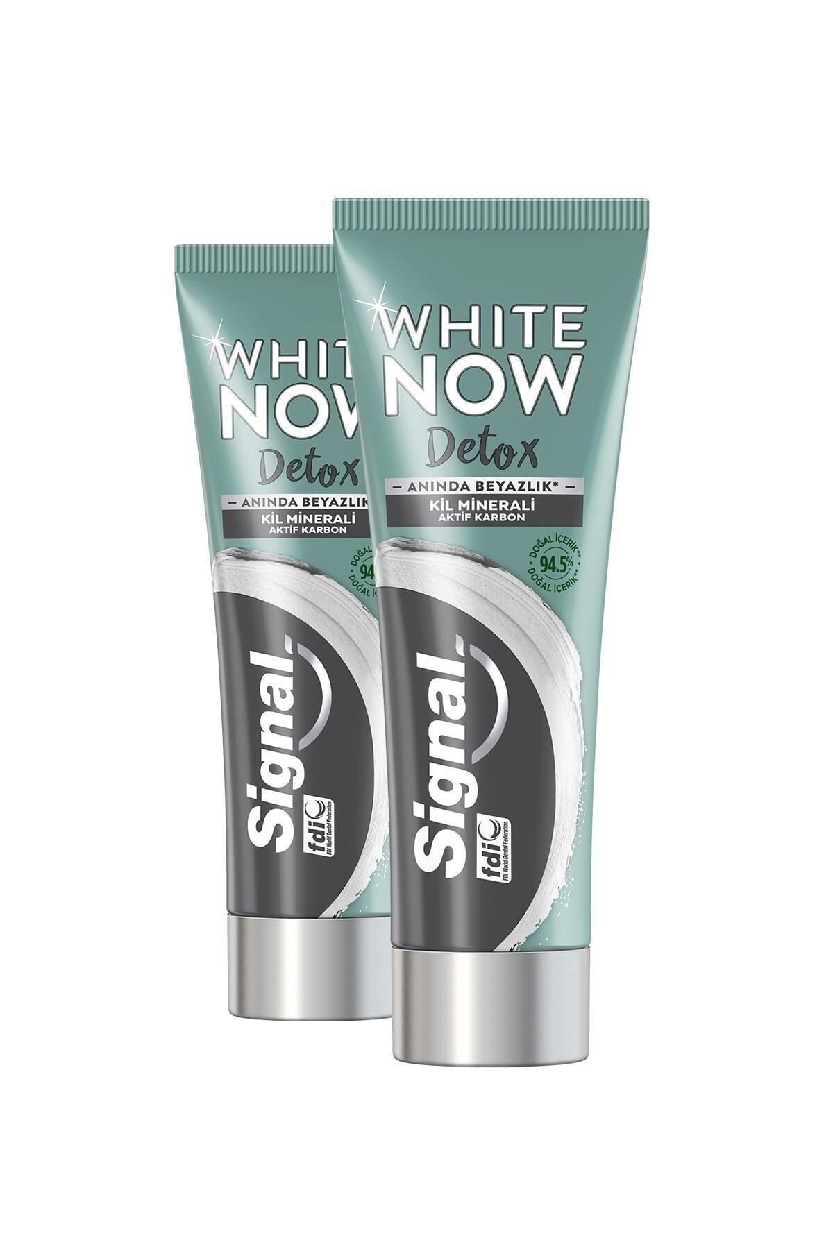 Signal-White Now Detox Clay Mineral & Activated Carbon Toothpaste 75 ml 3