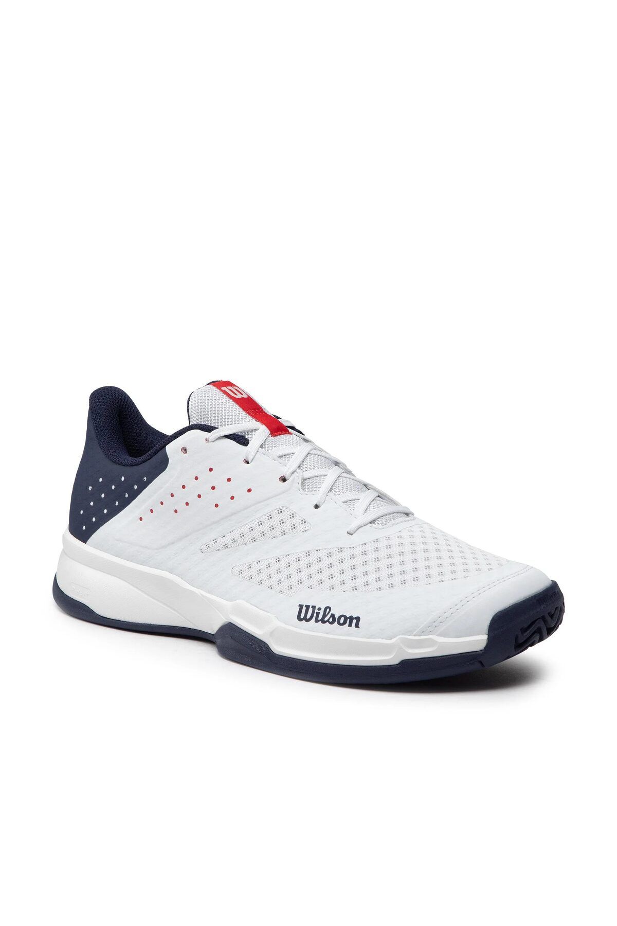 Wilson Kaos Stroke 2.0 Beyaz Mavi Erkek Tenis Ayakkab s Erkek Ayakkab