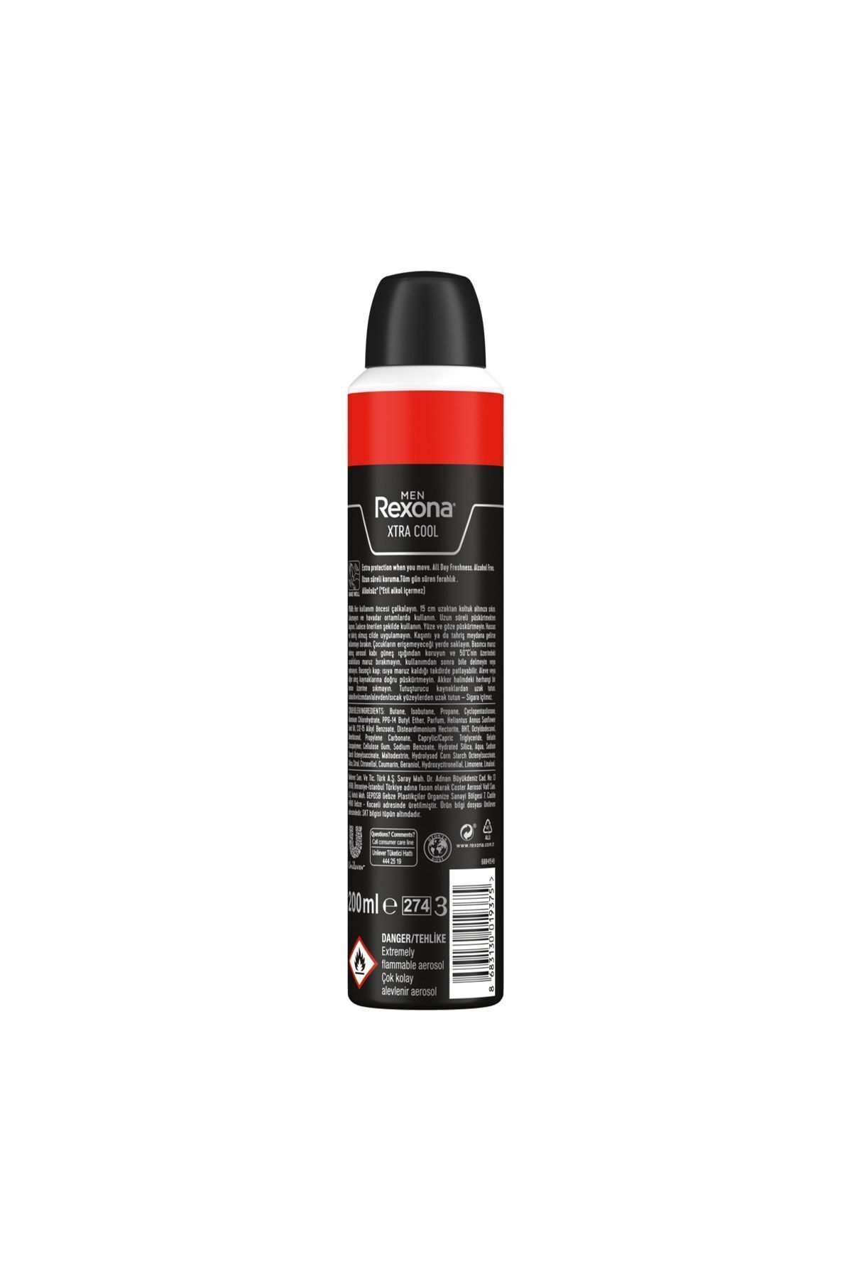 اسپری دئودورانت مردانه Xtra Cool Advantageous حجم 200 میلی پک X۳عددی رکسونا Rexona