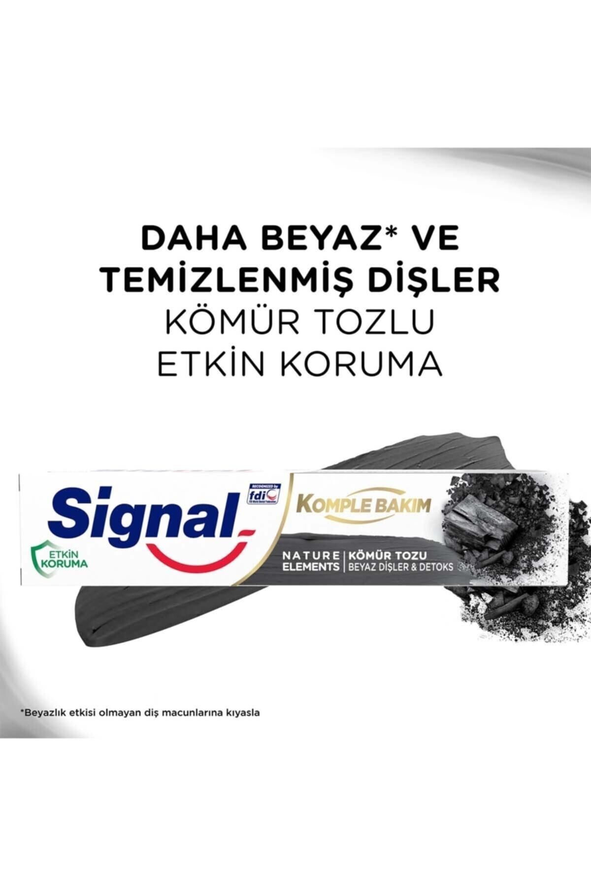 Signal-Nature Elements Charcoal Charcoal Powdered Toothpaste for Effective Protection 75 ml 4