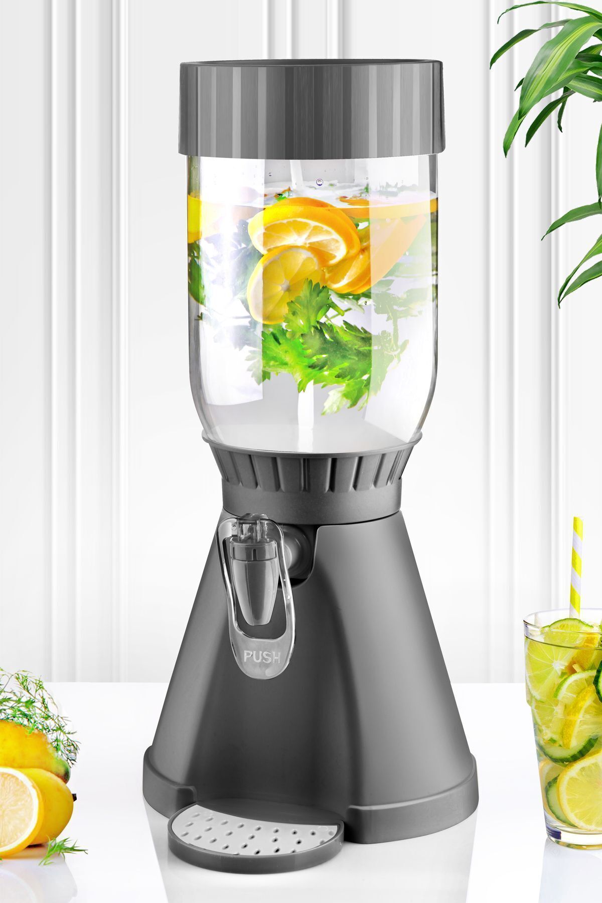 Eminem 3 Lt Su Sebili Limonata Portakal Suyu Ayaklı Damacana