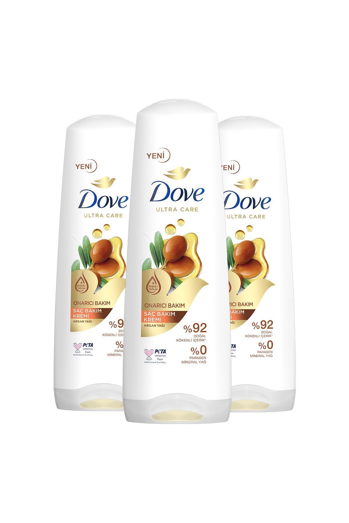 Ultra Care Saç Bakım Kremi Onarıcı Bakım Argan Yağı 350 ml X3 — SET.UNİ.4137 — تصویر 2 از 7