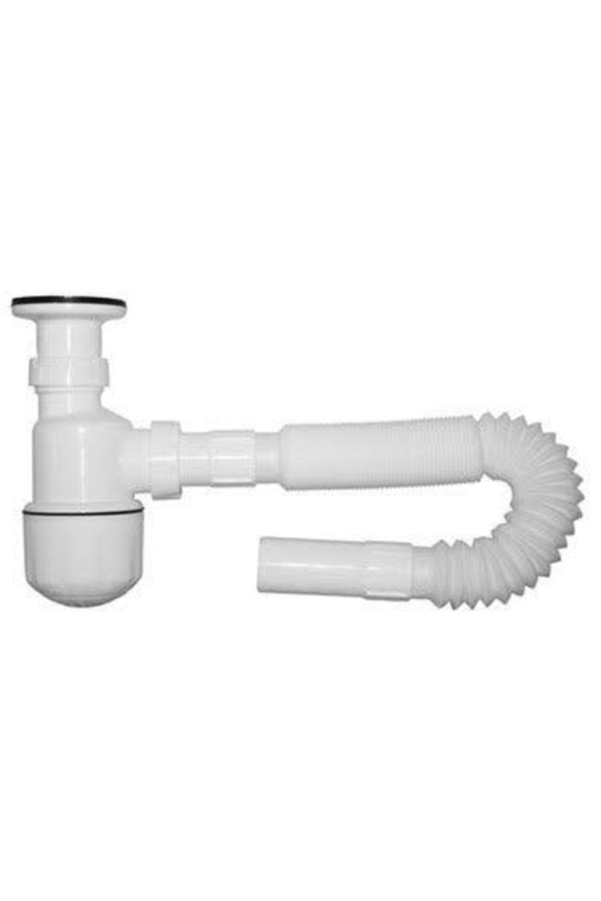 Aslan Yapı Market Körüklü Tahliye Taslı Lavabo Evye Sifonu - Depolu Lavabo Evye Gider Borusu