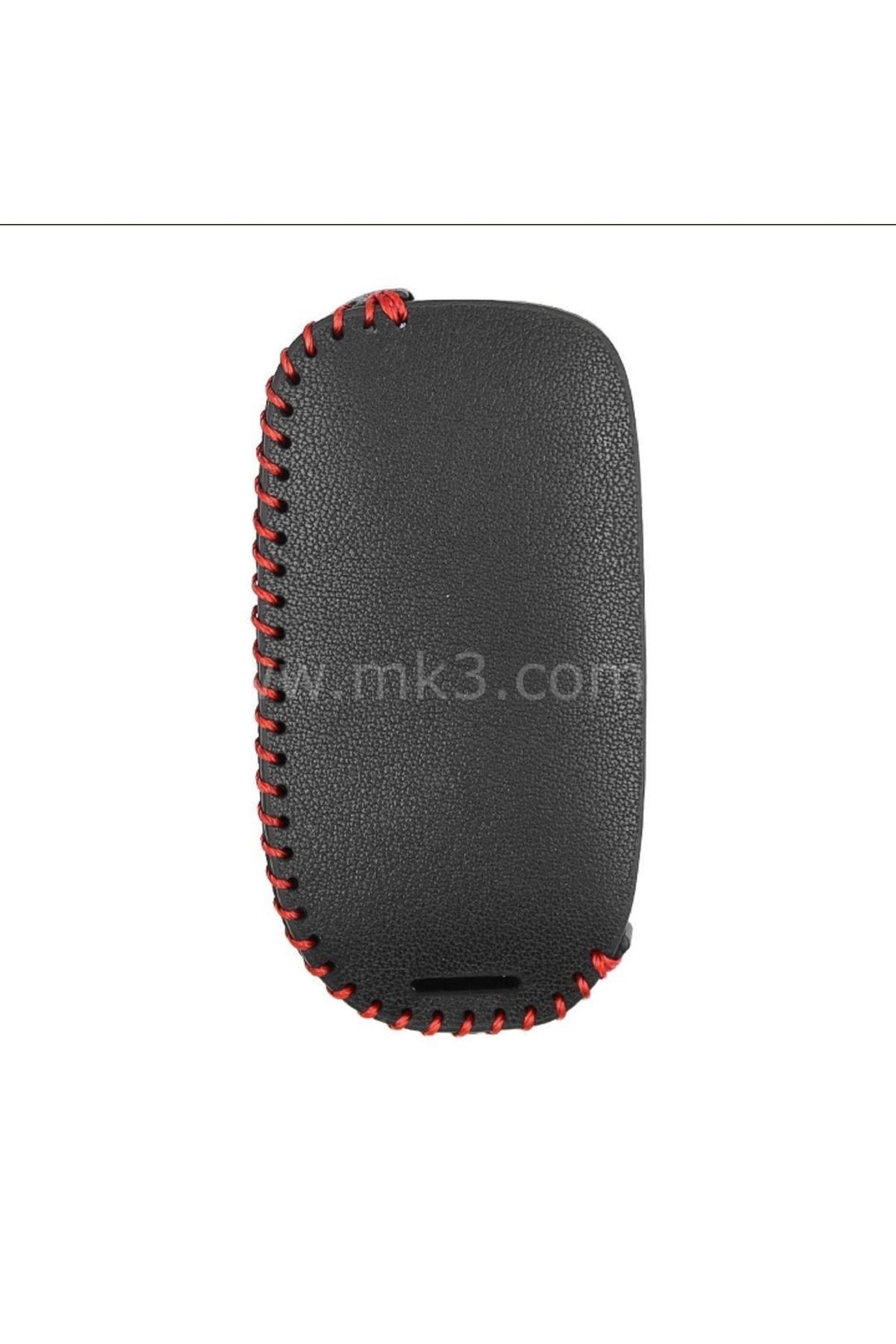 GMA KEYS-Luxury Renault Megane 4 Joy - Clio 5 Captur And Koleos 3 Button Switchboard Leather Key Protection Case 3