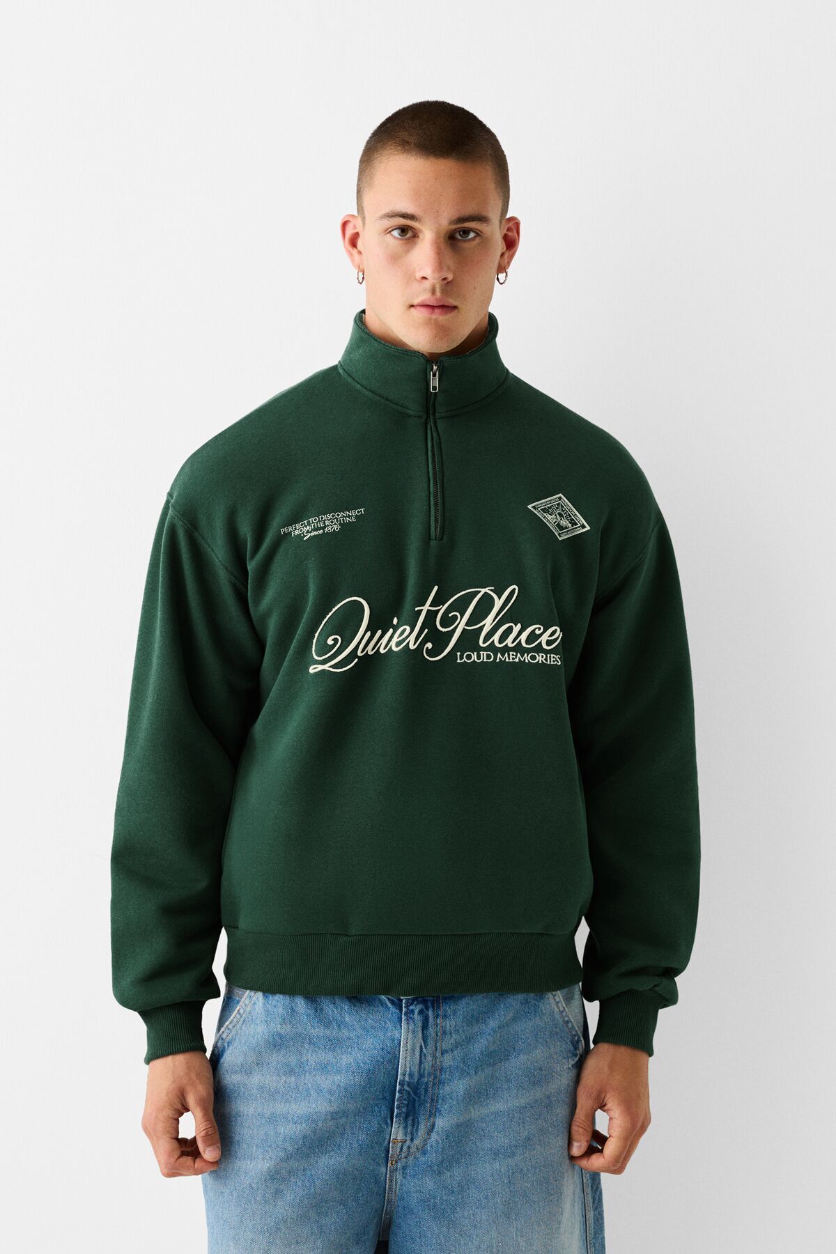 سویشرت زیپی چاپ شده